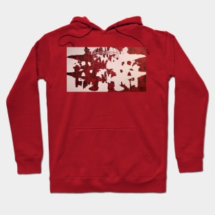 Anti-symmetry abstraction Hoodie